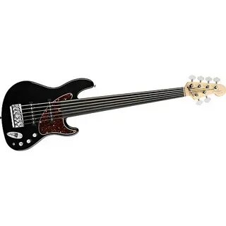 Fender Steve Bailey VI 6-String Fretless Bass Black Musician