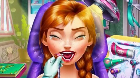 Frozen Anna Princess Real Dentist! Disney Games for Kids HD 