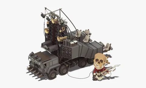 Mad Max Doof Wagon Doof Wagon 3d Illustration Iso Fanart - S