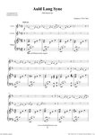 Auld Lang Syne" Sheet Music to download and print
