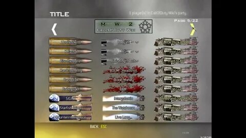 Mw2 All Titles And Emblem - YouTube