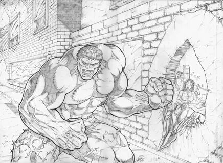 Drawn hulk hulk smash - Pencil and in color drawn hulk hulk 