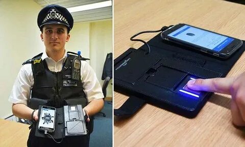 Fingerprint device allows police to scan suspects in under a