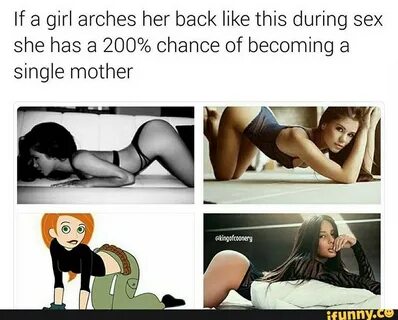 If a girl arches her back like this during sex she has a 200