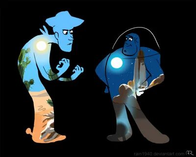 DAY and NIGHT by rain1940 on @DeviantArt Disney fan art, Dis