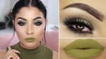 Olive Green Makeup Tutorial - YouTube