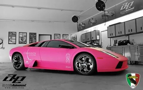 Matte Pink Lamborghini Murcielago at Italian Stampede 2012 P