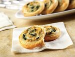Spinach-Cheese Swirls Recipes, Spinach and cheese, Appetizer