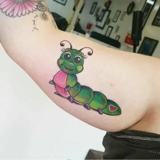 Caterpillar tattoo Caterpillar tattoo, Tattoos, Mom tattoos