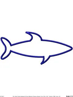 Outline Of A Shark - ClipArt Best