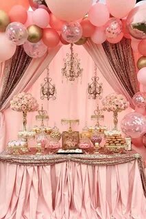 Quinceañera Dessert Table Sweet 16 party decorations, Quince