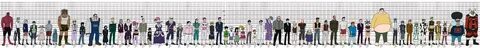 Drawing Anime Height Chart A height chart is a reference she