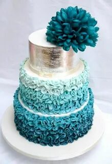 Загадочный тортик Summer wedding cakes, Metallic wedding cak