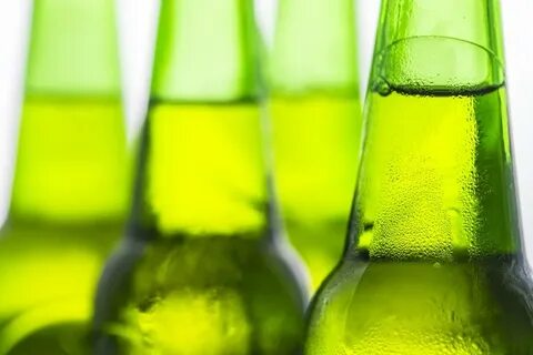 Green bottles with beer Background free image download