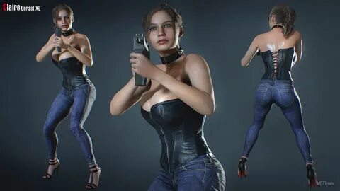Resident Evil 2 - Клэр в Мотокорсете " Одежда " Предметы