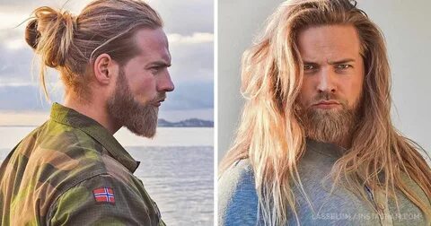 This Norwegian Navy officer looks like the Norse God Thor No