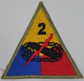 2nd Armored Division Patch: Kelleys Military