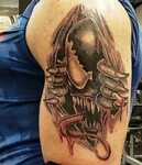 #Venom #symbiote #Klyntars #parasite #tattoo Tattoos, Skull 