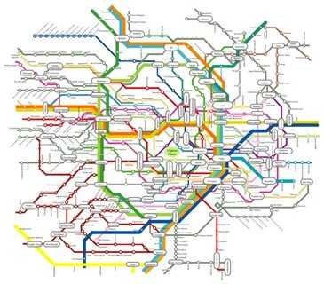 Metro map, Map, Route map