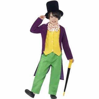 Kids Roald Dahl Willy Wonka Costume - Fancy Dress and Party