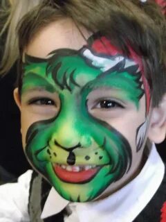 Amazing Face Painting by Linda Wix.com in 2021 Christmas fac