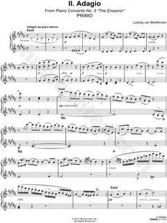 Ludwig Van Beethoven "Piano Concerto No. 5 in E-flat Major (