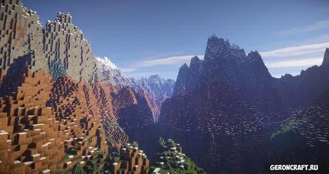 Biome Land: Extreme Mountains v1.10 1.19.1 1.8.9 1.7.10 / mi