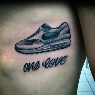 60 Nike Tattoo Designs For Men – Athletic Sneaker Ink 