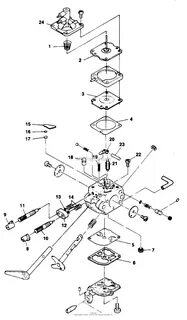 Homelite XL Chain Saw UT-10695 Parts Diagram for Carburetor