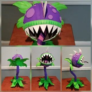 Plants vs Zombies Birthday Party Chomper fofucha by Gwendoly