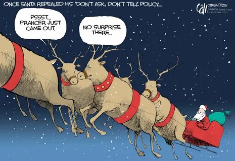 Editorial cartoons: Christmas 2010; returning those gifts - 