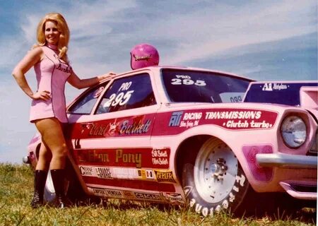 Oldies: Bunny Burkett Racing girl, Drag racing cars, Female 
