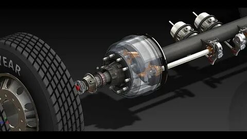 Truck Axle Download free 3D cad models #100073 - YouTube