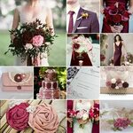 Maroon And Dusty Pink Wedding Theme - Moes Collection