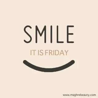 because it is Friday and that means it is almost weekend. #l