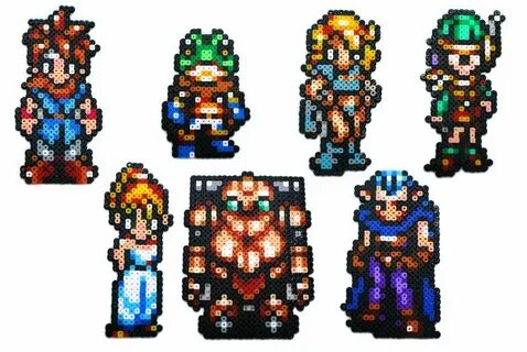 Chrono Trigger sprites Perler bead art, Chrono trigger, Pixe