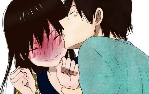 kiss, kawaii и manga картинка в We Heart It