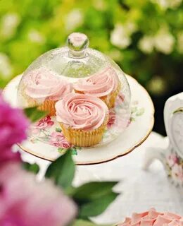 Ideas & Advice Rose cupcakes, Tea party garden, Tea party