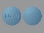 Naproxen Sodium 220 Mg Tablet - Light Blue Round Tablet L490