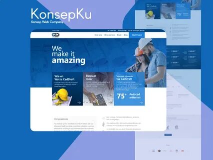 Caddraft - Konsep Website Company Profile by Fajar Riswandi 