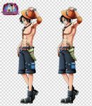 One Piece Ace render ver transparent background PNG clipart 