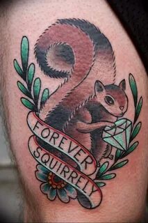 Photo tattoo Squirrel 04.02.2019 № 006 - idea for a squirrel