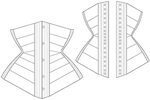 FREE Underbust Ribbon Corset Pattern ROSE - AraneaBlack