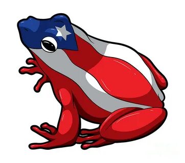 Puerto Rican Coqui Frog Puerto Rico Digital Art by Mister Te