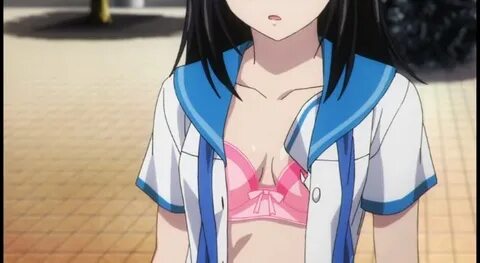 The more fanservice type of moments in Strike the Blood Part