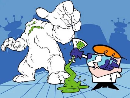 My Free Wallpapers - Cartoons Wallpaper : Dexter vs Monster