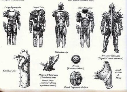 armadura_descrio (1002 × 727) Fantasy armor, Half plate armo