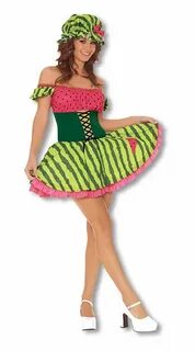 girls watermelon costume Watermelon costume, Watermelon girl
