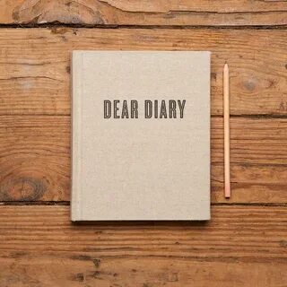 Dear Diary Linen Diary Dear diary, Cher journal, Journal des