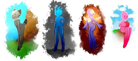 4 first slimes pack by SilverFlame666 on DeviantArt Slime ra